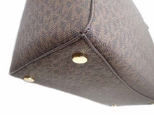 画像をギャラリービューアに読み込む, - MICHAEL KORS マイケルコース VOYAGER PVC EW SIG ボイジャー MKシグネチャー Tote Bag PCポケット付 トートバッグ 30T8GV6T4B