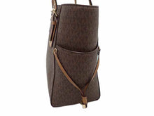 画像をギャラリービューアに読み込む, - MICHAEL KORS マイケルコース VOYAGER PVC EW SIG ボイジャー MKシグネチャー Tote Bag PCポケット付 トートバッグ 30T8GV6T4B