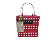 画像をギャラリービューアに読み込む, - MARNI MARKET マルニ マーケット バスケットバッグ ピンク ウォーブン素材製 SHMH006A00RF081CHR80