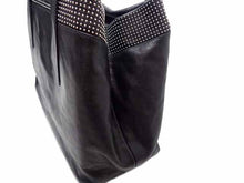 画像をギャラリービューアに読み込む, - JIMMY CHOO ジミーチュウ Pimlico ピムリコ Stained Leather with Mini Stud Tote Bag ステインレザー ウィズ ミニスタッズ トートバッグ J000076987001