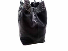 画像をギャラリービューアに読み込む, - JIMMY CHOO ジミーチュウ Pimlico ピムリコ Stained Leather with Mini Stud Tote Bag ステインレザー ウィズ ミニスタッズ トートバッグ J000076987001