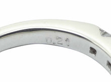 画像をギャラリービューアに読み込む, 田崎 リング Pt1000 ダイヤ0.21 #6