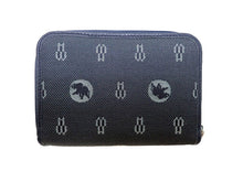画像をギャラリービューアに読み込む, - ハンティングワールド ハビネイチャー モノグラム 二つ折り ラウンドファスナー財布 ブルーブルー キャンバス/牛革/ジャガード