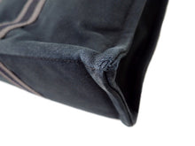 画像をギャラリービューアに読み込む, HERMES エルメス Fourre Tout MM フールトゥ MM Tote Bag トートバッグ 黒/グレー コットンキャンバス