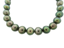 画像をギャラリービューアに読み込む, - 田崎 南洋パール ネックレス K14WG ダイヤ0.72