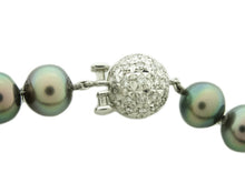 画像をギャラリービューアに読み込む, - 田崎 南洋パール ネックレス K14WG ダイヤ0.72