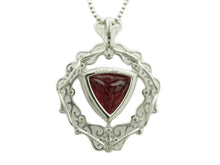 画像をギャラリービューアに読み込む, - ネックレス K18WG ルべライト6.369 ダイヤ0.26