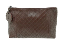 画像をギャラリービューアに読み込む, - BOTTEGA VENETA ボッテガ・ヴェネタ イントレッチオ ミラージュ 化粧ポーチ ワインレッド 301195