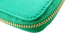 画像をギャラリービューアに読み込む, - Chloe クロエ レザーボウ ラウンドファスナー 長財布 3PO290-889 ジェイドグリーン