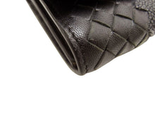 画像をギャラリービューアに読み込む, BOTTEGA VENETA ボッテガ・ヴェネタ Soft Stingray Intrecciato ソフトスティングレイイントレチャート Nappa Continental Wallet ナッパコンチネンタルウォレット 368785