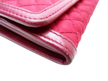 画像をギャラリービューアに読み込む, - PRADA プラダ 1M1132 キルティング 二つ折り 長財布 ワインレッド ナイロン/革 長財布 付属パスケースなし