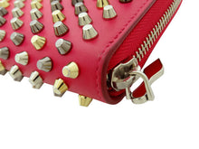 画像をギャラリービューアに読み込む, Christian Louboutin クリスチャンルブタン Panettone パネトーネ Zip Continental Wallet ジップ コンチネンタル ウォレット 1175161P138 ローザ/マルチメタル カーフ