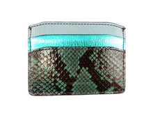 画像をギャラリービューアに読み込む, - BURBERRY バーバリー パイソン/レザー カードケース