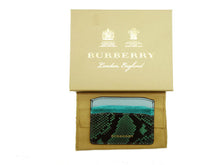 画像をギャラリービューアに読み込む, - BURBERRY バーバリー パイソン/レザー カードケース