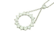 画像をギャラリービューアに読み込む, - ティファニー オープンサークル ネックレス Pt950 ダイヤ