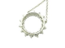 画像をギャラリービューアに読み込む, - ティファニー オープンサークル ネックレス Pt950 ダイヤ