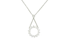 画像をギャラリービューアに読み込む, - ティファニー オープンサークル ネックレス Pt950 ダイヤ