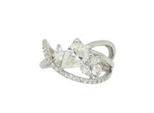 画像をギャラリービューアに読み込む, - リング Pt900 ダイヤ ペアシェイプ 1.006 0.53 #8.5