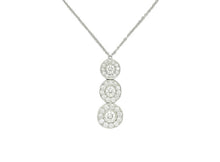 画像をギャラリービューアに読み込む, - ティファニー サークレット トリプル ドロップ ネックレス Pt950