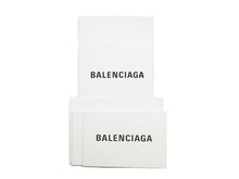 画像をギャラリービューアに読み込む, - BALENCIAGA バレンシアガ ネイビー スモールカバス 542017 黒 革