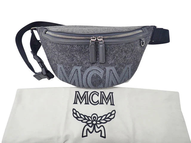 MCM エムシーエム LOGO BODY BELT BAG ロゴ ボディ ベルトバッグ MUZ9AFI42EP001 中古Aランク 入荷