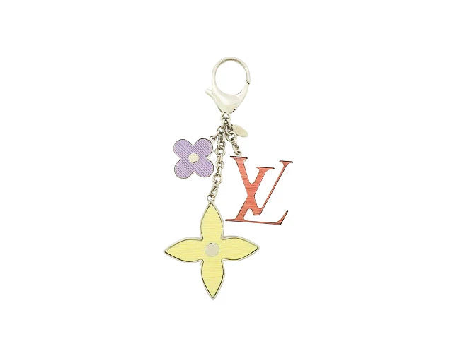 LOUIS VUITTON ルイヴィトン Bijousac Fleur de Epi Keychain ビジューサック フルール ドゥ エピ キーホルダー M67126 中古Bランク 入荷