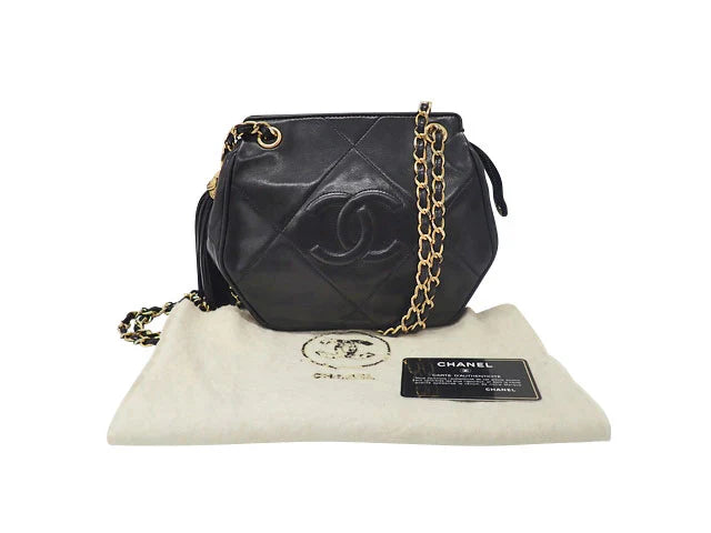 CHANEL シャネル COCO ココマーク Fringe フリンジ Chain Shoulder Bag チェーン ショルダーバッグ 中古Bランク 入荷