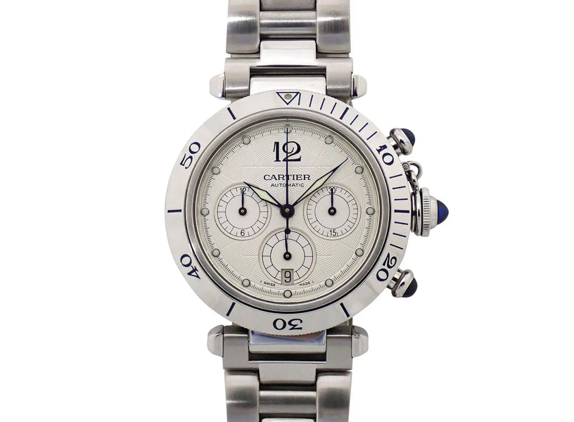 カルティエ パシャ 38mm クロノグラフ W31030H3 中古 入荷