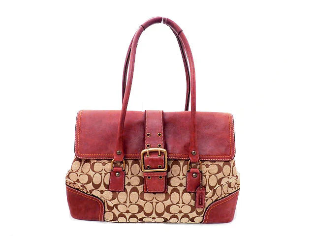 COACH コーチ Signature シグネチャー Boston Tote Bag ボストン トートバッグ Special Edition Fall 2004 秋限定 5774 中古Bランク 入荷
