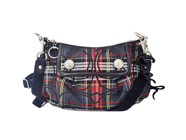 COACH コーチ Poppy Tartan Groovy ポピー タータン グルーヴィー Shoulder Bag ショルダーバッグ 14366 中古ABランク 入荷