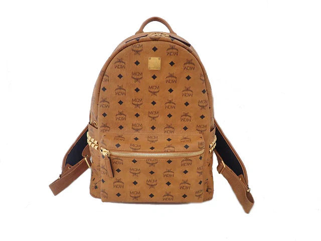 MCM エムシーエム STARK SIDE STUDDED BACKPACK スターク サイドスタッズ バックパック VISETOS ヴィセトス Medium ミディアムサイズ MMK AAVE09 CO001 中古ABランク 入荷