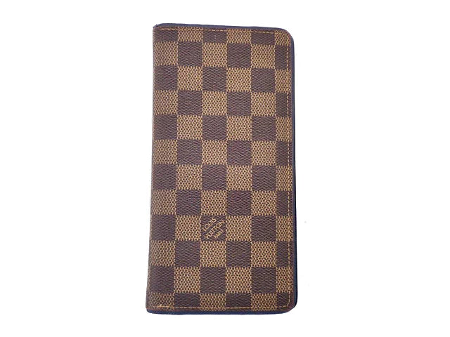 LOUIS VUITTON ルイヴィトン DAMIER EBENE ダミエ･エベヌ Portefeuille Brazza ポルトフォイユ･ブラザ N63153 中古Bランク 入荷