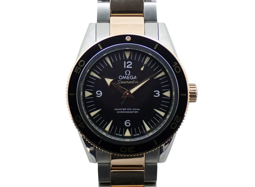 オメガ シーマスター300 マスターコーアクシャル 233.20.41.21.01.001 SS/RG 中古 入荷