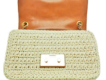 画像をギャラリービューアに読み込む, MICHAEL KORS マイケルコース FLORA APPLIQUE SLOAN フローラ アップリケ スローン LG Chain Shoulder Bag ラージ チェーン ショルダーバッグ 30S7GFLL3C
