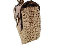 画像をギャラリービューアに読み込む, MICHAEL KORS マイケルコース FLORA APPLIQUE SLOAN フローラ アップリケ スローン LG Chain Shoulder Bag ラージ チェーン ショルダーバッグ 30S7GFLL3C
