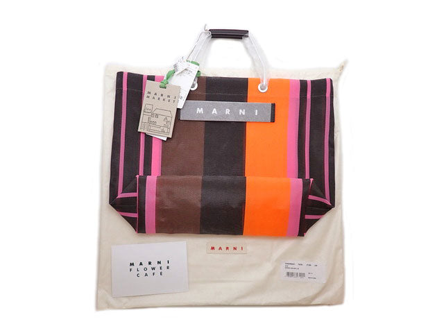 - MARNI MARKET マルニ マーケット マルニマーケット ストライプバッグ トート SHMHR08A01TN296STN99