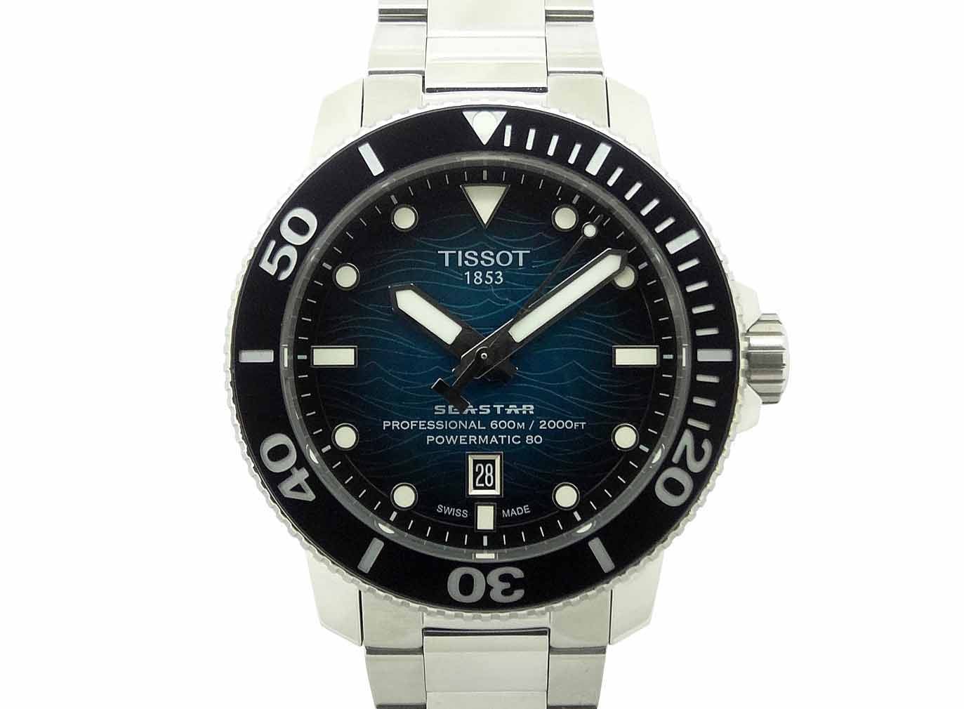 【期間限定お値下げ】TISSOT 腕時計　自動巻き ネイビー ティソ(TISSOT) オーセンティックで都会的な現代紳士のための