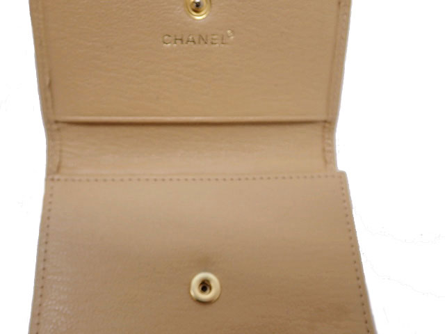 CHANEL シャネル COCO ココマーク Double Hook Wallet Wホック