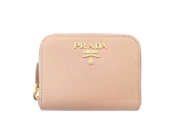 プラダ PRADA SAFFIANO CUIR サフィアーノレザー ジップアラウンド コインケース 1MM268