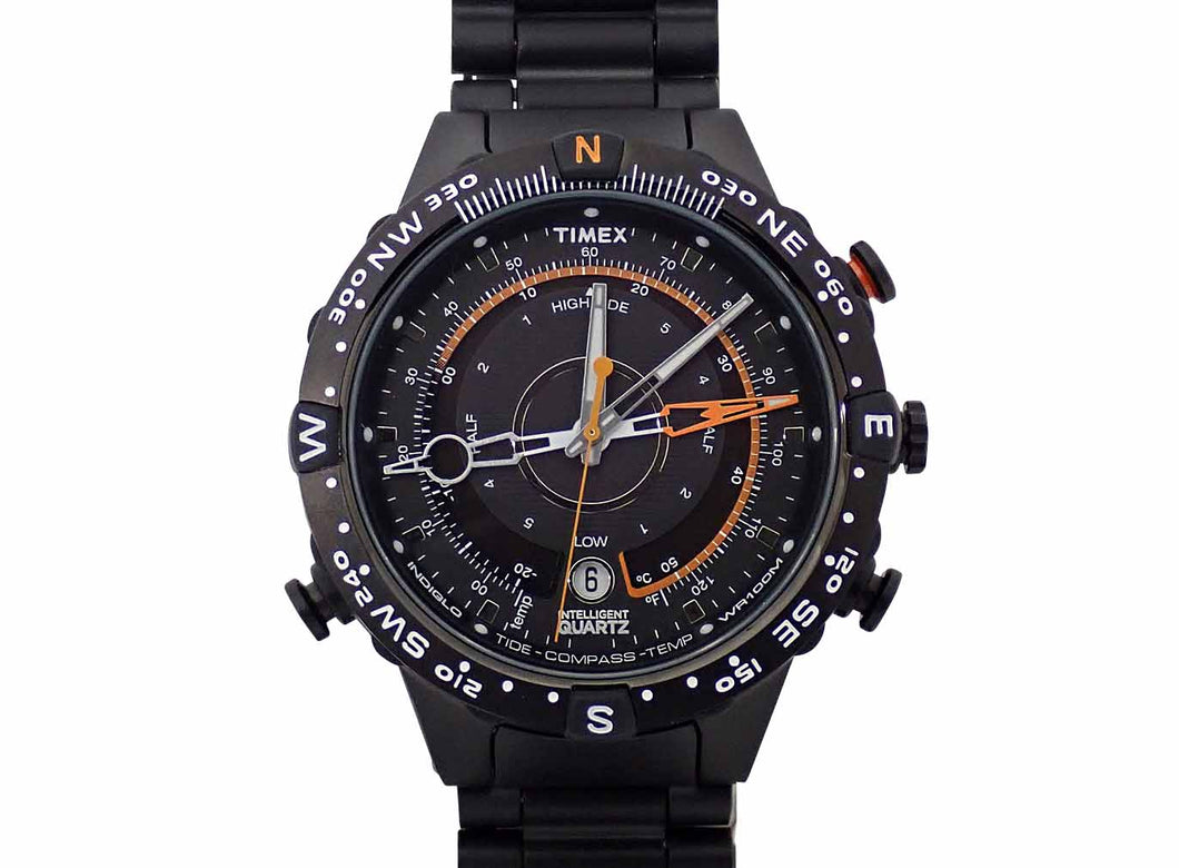 - TIMEX タイメックス インテリジェントクォーツ タイドテンプ コンパス T2N723