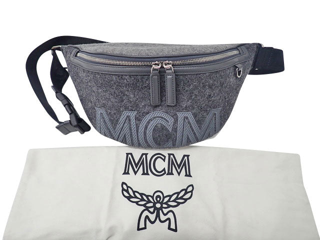 MCM エムシーエム LOGO BODY BELT BAG ロゴ ボディ ベルトバッグ MUZ9AFI42EP001