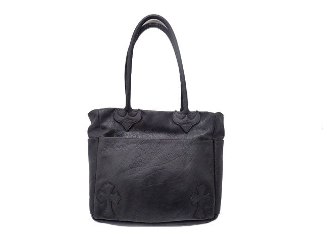 - CHROME HEARTS クロムハーツ 4POCKET 4ポケット Cross Patches クロスパッチ TOTE Bag トートバッグ 2232-304-5402-0900