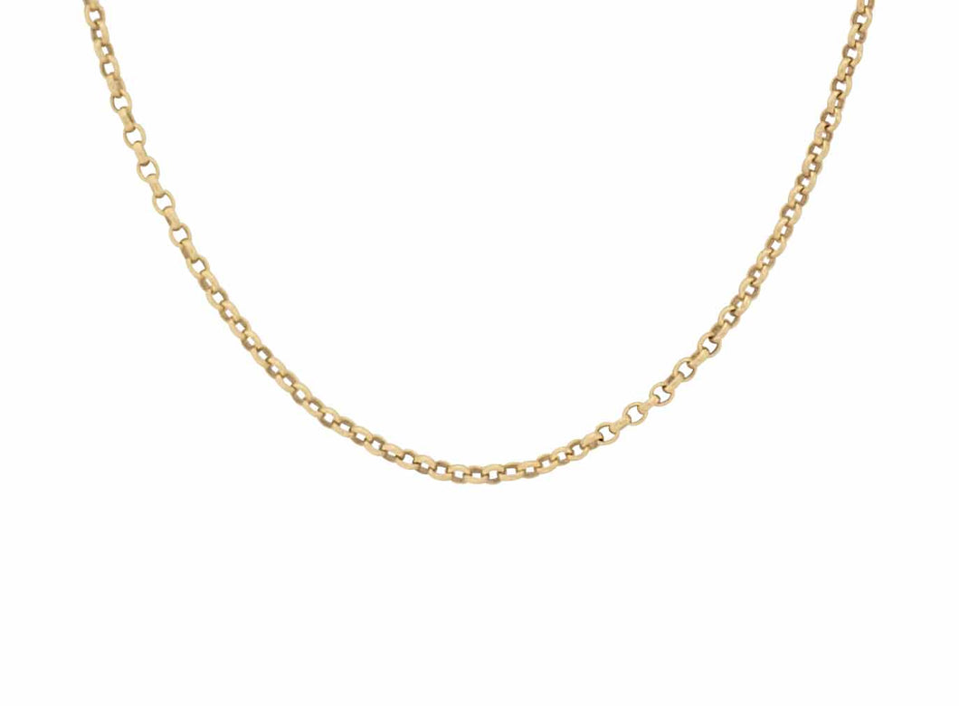 - クロムハーツ ネックレス ロールチェーン 18インチ 22K