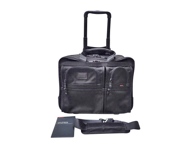 TUMI トゥミ Alpha アルファ Wealded Deluxe Briefs with Computer Inserts ウィールド・デラックス・ブリーフ・ウィズ・コンピューター・インサート 2 Wheels Carry Bag 2輪 キャリーバッグ 26104DH