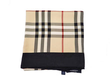 画像をギャラリービューアに読み込む, BURBERRY LONDON バーバリー ロンドン Check Silk Scarf チェック シルク スカーフ
