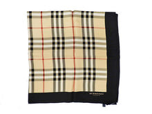 画像をギャラリービューアに読み込む, BURBERRY LONDON バーバリー ロンドン Check Silk Scarf チェック シルク スカーフ
