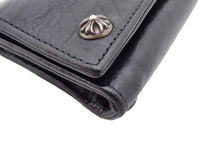 画像をギャラリービューアに読み込む, CHROME HEARTS クロムハーツ Trifold Wallet Cemetery Cross Patche 3フォールド ウォレット セメタリー クロスパッチ 三つ折り コンパクト財布
