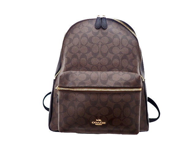 COACH コーチ Charlie チャーリー Signature シグネチャー Backpack バックパック F38301