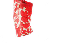 画像をギャラリービューアに読み込む, - TORY BURCH トリーバーチ KERRINGTON ケリントン Red Leaf pattern レッドリーフ柄 Tote Bag トートバッグ
