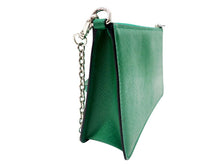 画像をギャラリービューアに読み込む, - PRADA プラダ Saffiano Vernic Leather サフィアーノ ヴェルニ レザー Chain Shoulder Bag チェーンショルダー Clutch クラッチ Party Bag パーティーバッグ 1BH186
